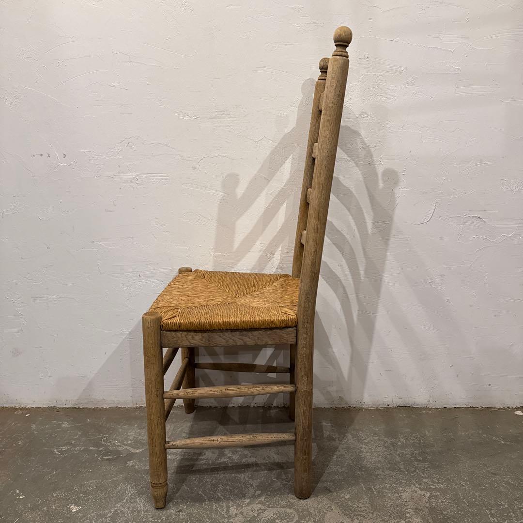 Saminaru様ダイニングチェア カフェチェア 藁座面 剥離 3