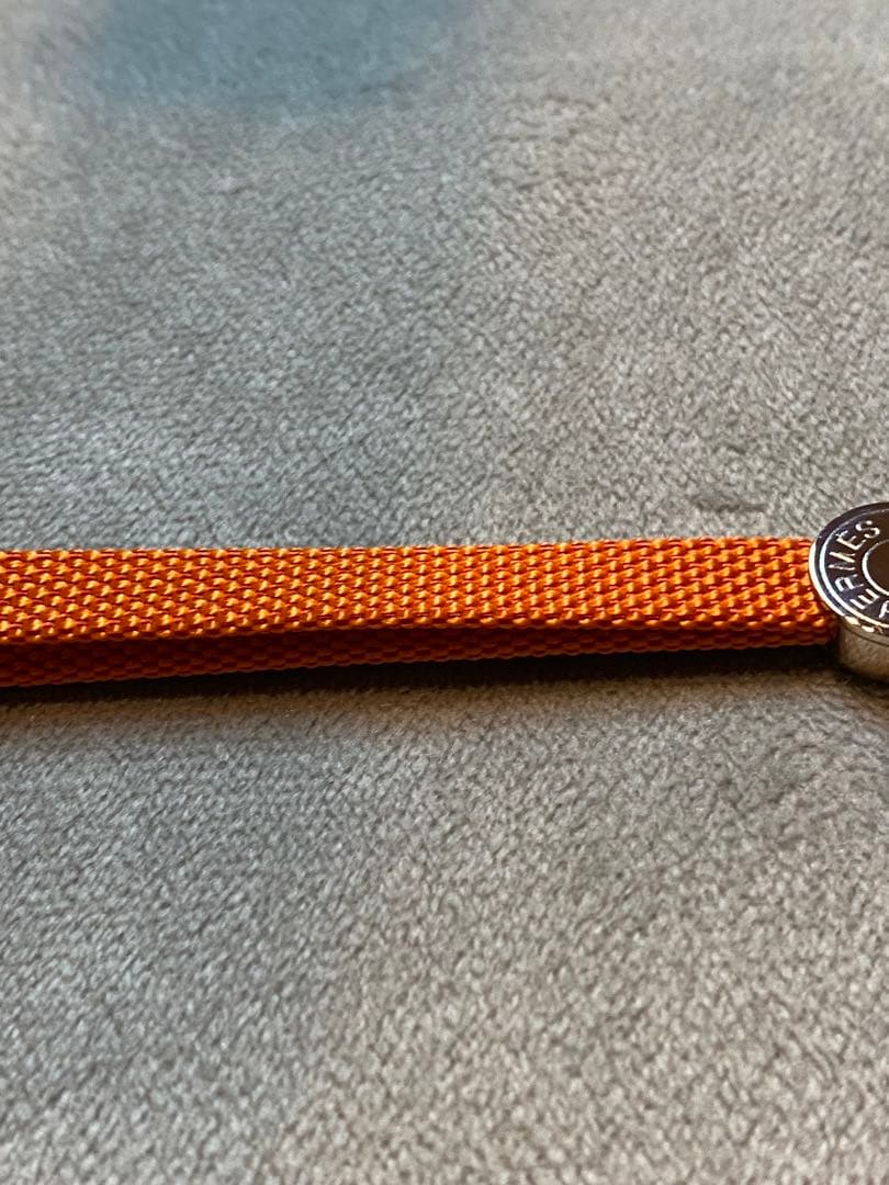 美品✨HERMES エルメス セリエ イプソPM 携帯ストラップ オレンジ 箱付