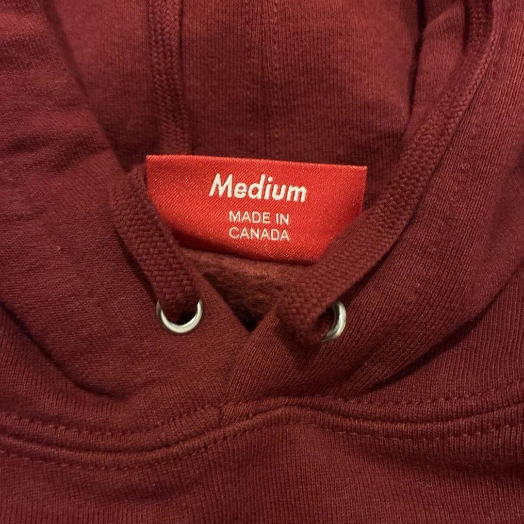 supreme サンフランシスコ店限定 バーガンディ パーカー Mサイズ