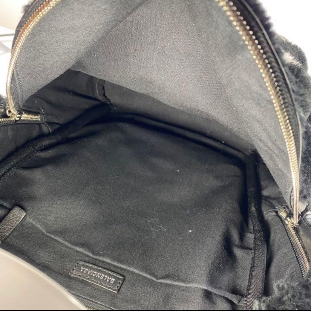 BALENCIAGA EVERYDAY FUR BACKPACK バッグ ロゴ - メルカリ