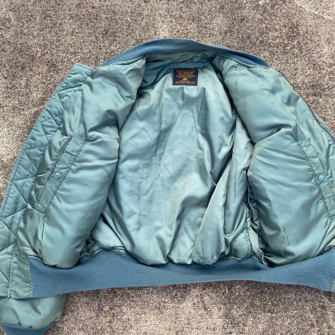 90s ALPHA INDUSTRIES 50s復刻 MA-1 USA製 M - メルカリ