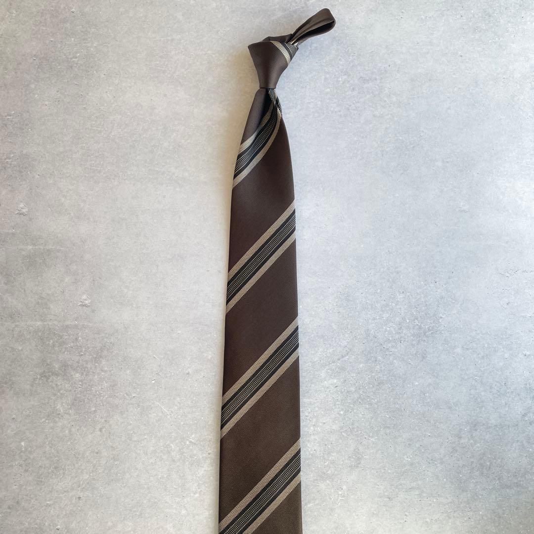 新品】Holliday&Brown ホリデー&ブラウン レジメンタルネクタイ - メルカリ