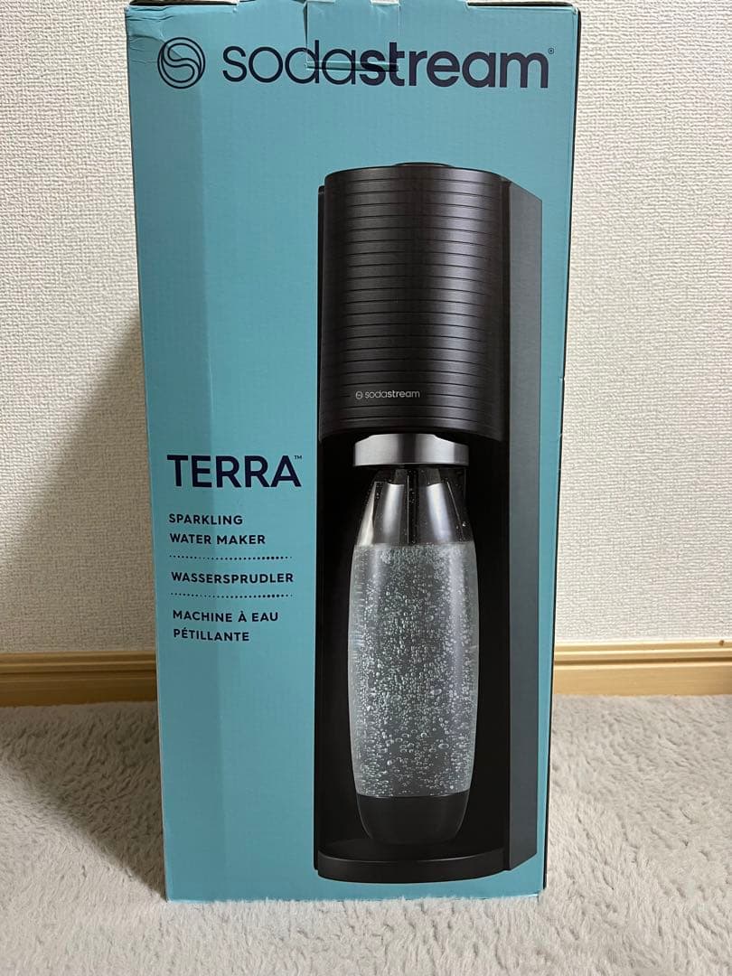 【新品】SodaStream TERRA 炭酸水メーカー sodastream（ソーダストリーム） 【今なら10％OFF！】ソーダストリーム