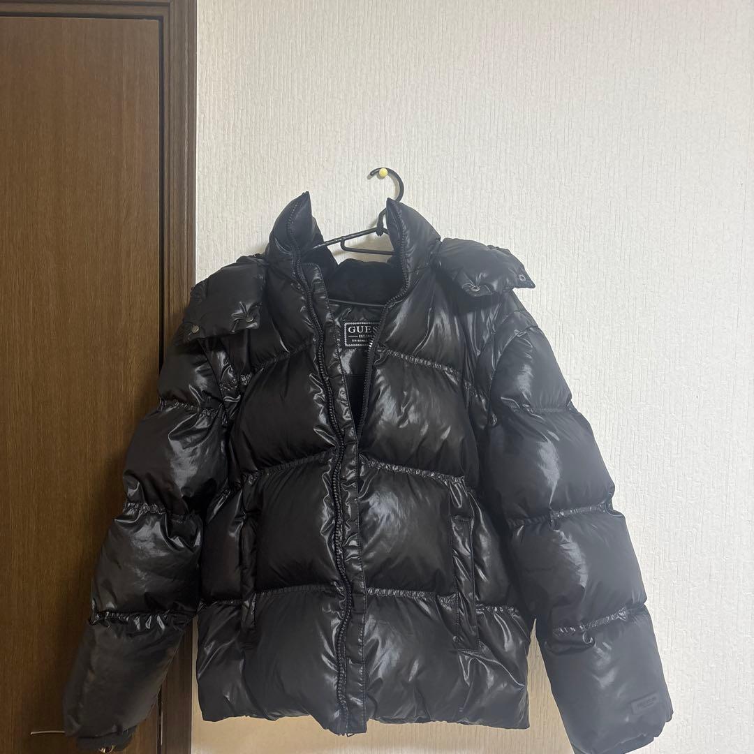 GUESS ブラック ダウンジャケット Mサイズ MEN'S Down Jacket ダウンジャケット アウター | GUESS(ゲス) JAPAN