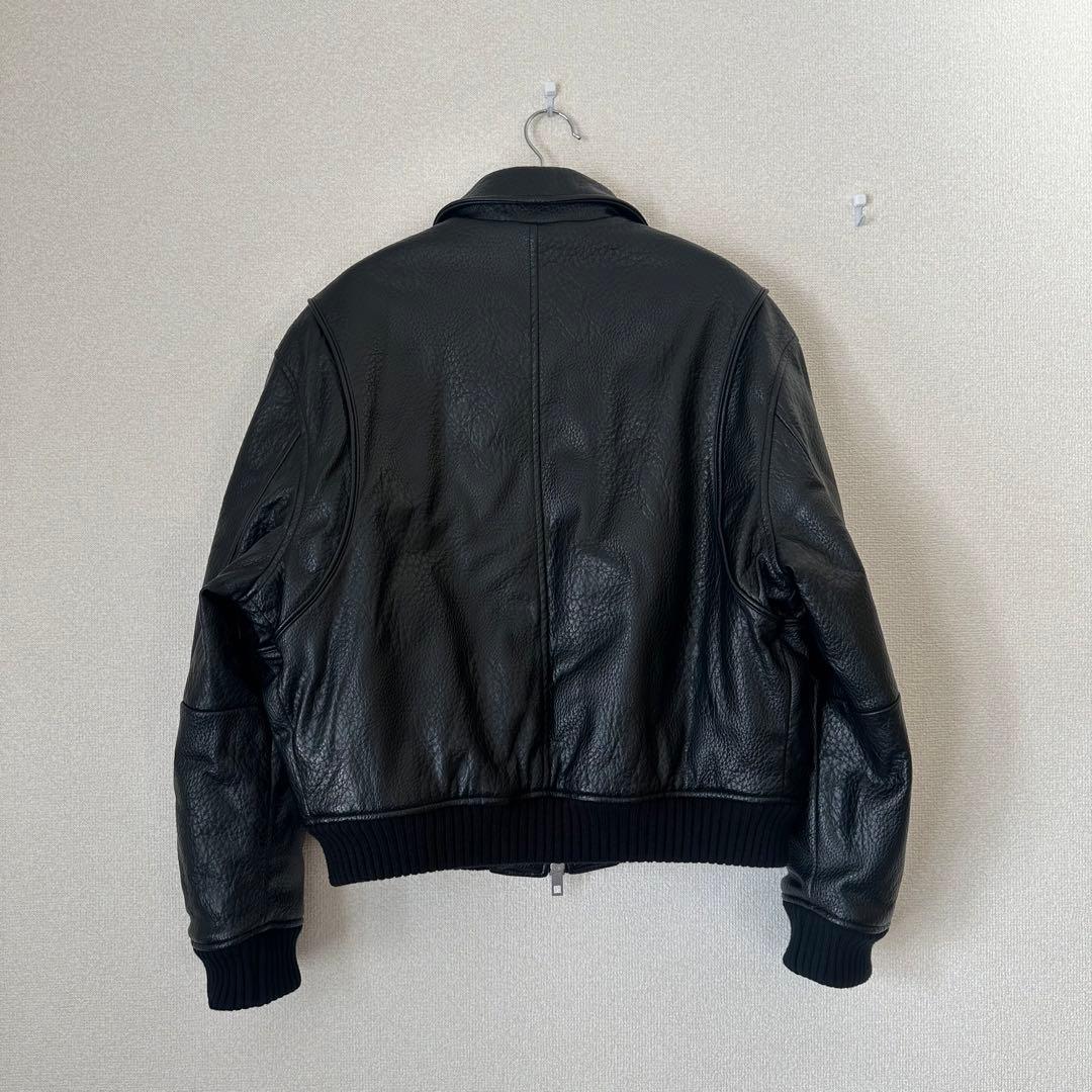 今期モデル ZARA フェイクレザージャケット 短丈 ボンバー ジャケット