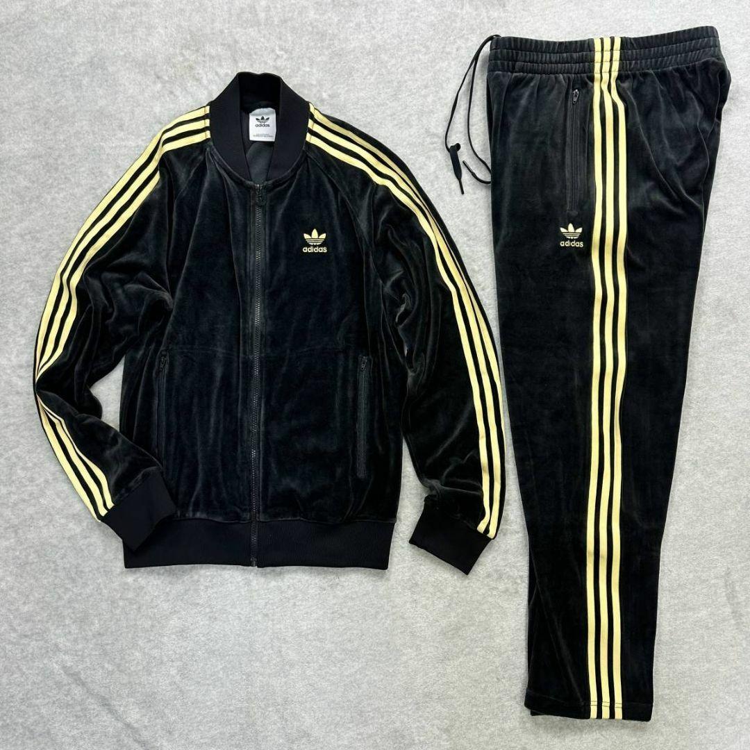 常田着用 新品 adidas Originals L/Mサイズ ベロア ジャージ - メルカリ