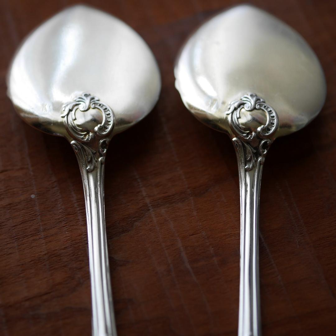 ◇アンティーク◇シルバー950◇JeanGranvigne◇スプーン2本セット◇