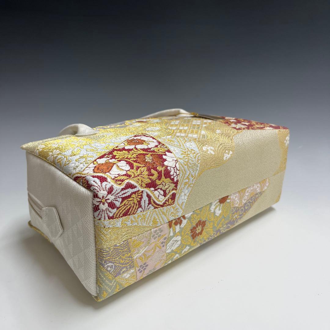 新品未使用品 京都 西陣織正絹帯地使用 利休バッグお茶席 2433 - メルカリ