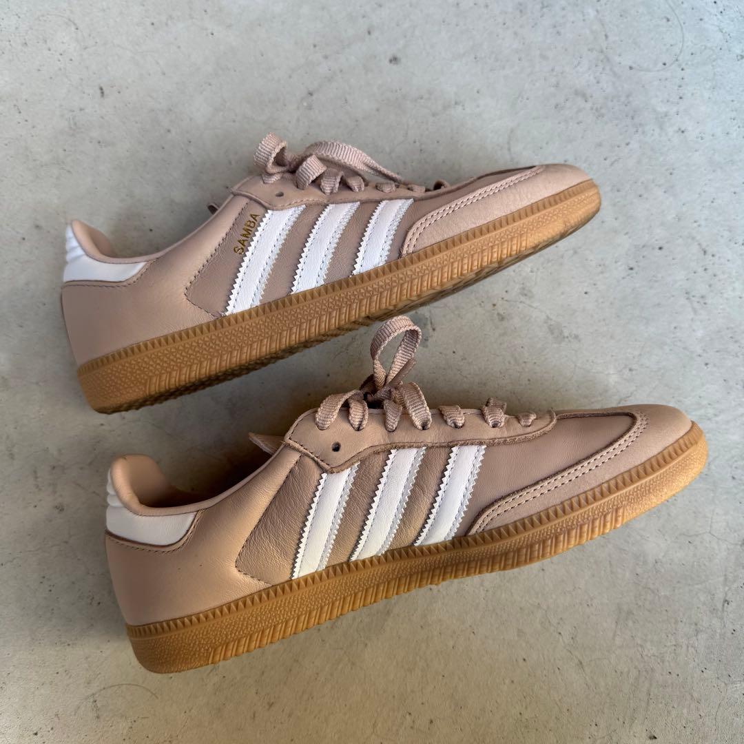 【極美品】adidas サンバ OG ベージュ 23.5cm 試し履きのみ