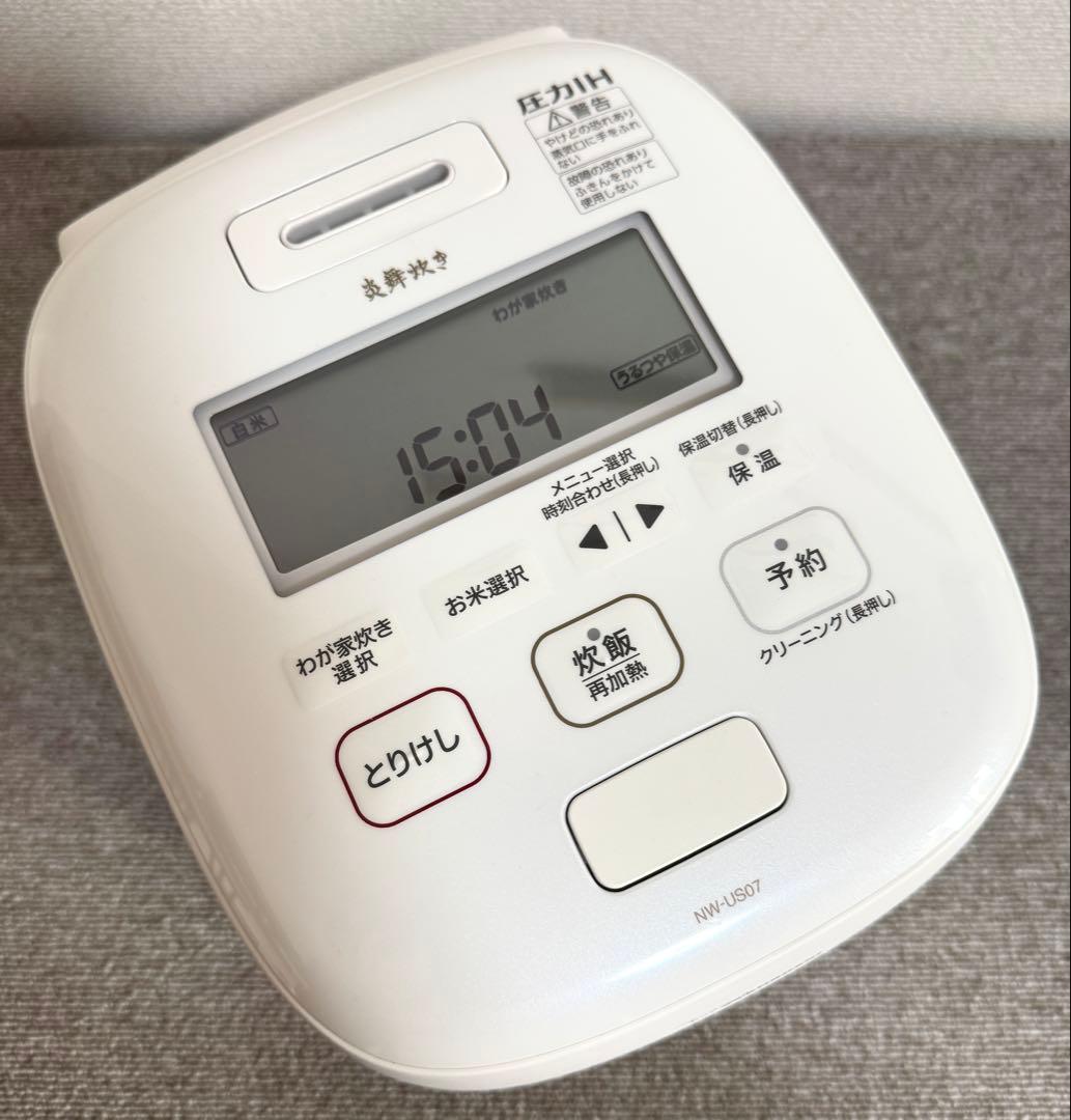 【美品】象印 炎舞炊き 圧力IH炊飯ジャーNW-US07動作保証 圧力IH炊飯ジャー 炎舞炊き（NW-US07型）新発売｜ニュースリリース