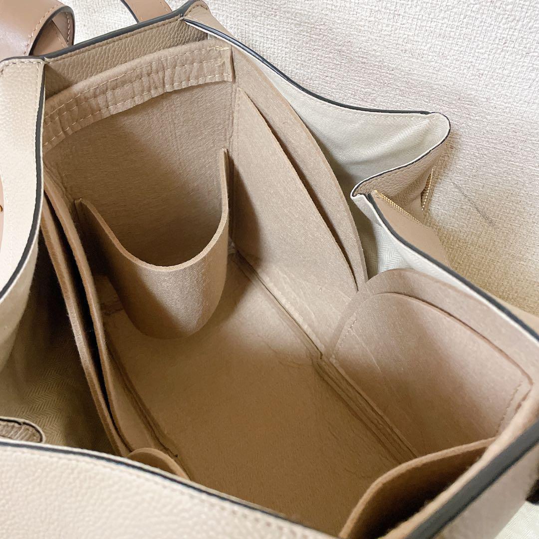 ロエベ ハンモック スモール用 バッグインバッグ サンド 型崩れ防止