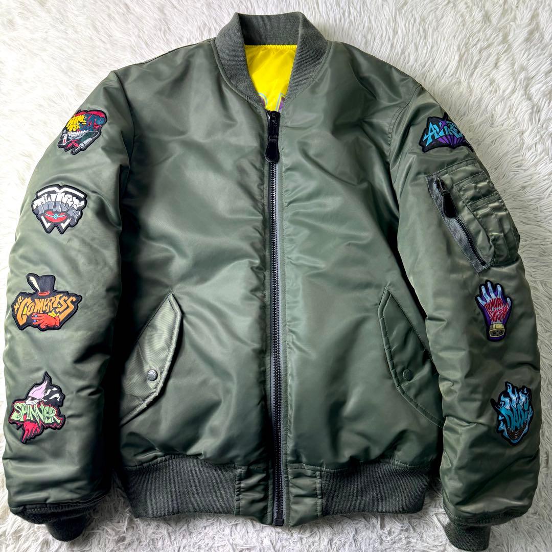 極美品/希少✨AVIREX フライトジャケット MA-1 ヒロアカ XL - メルカリ