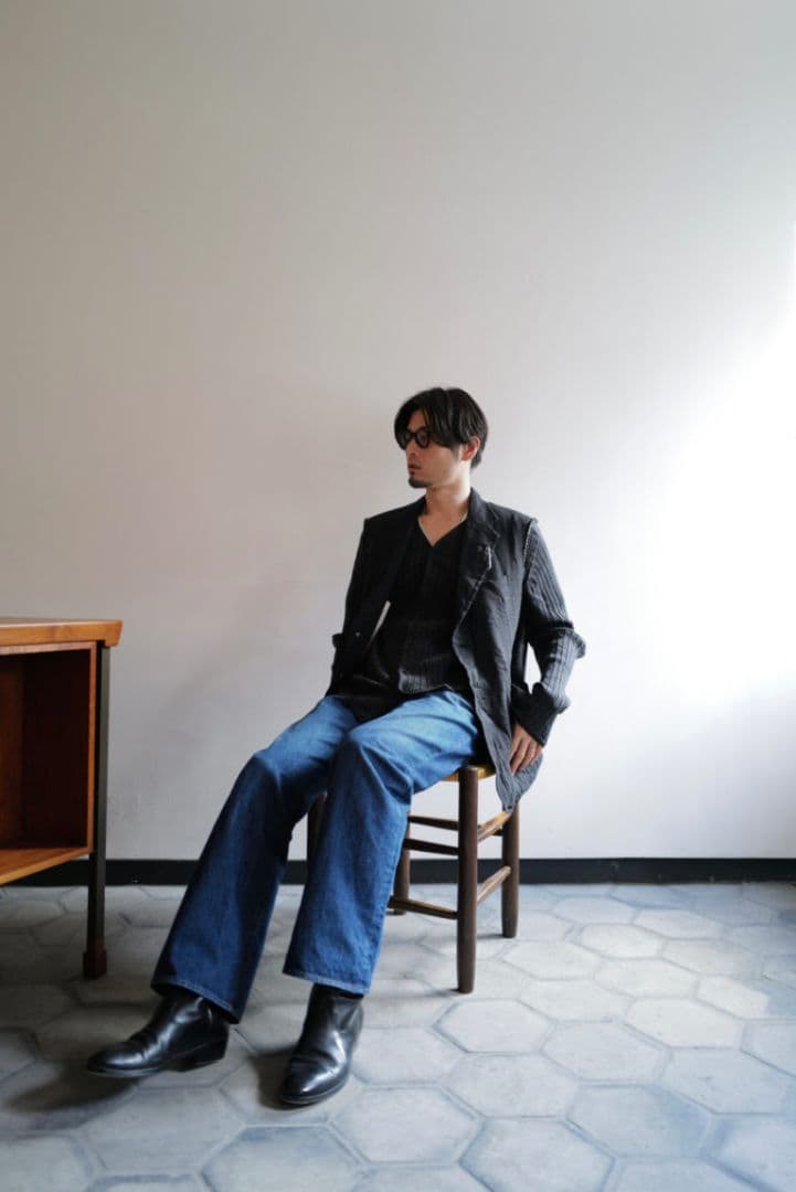 ensou. 柿乃葉別注 Ex Cut Off Sleeve Jacket F