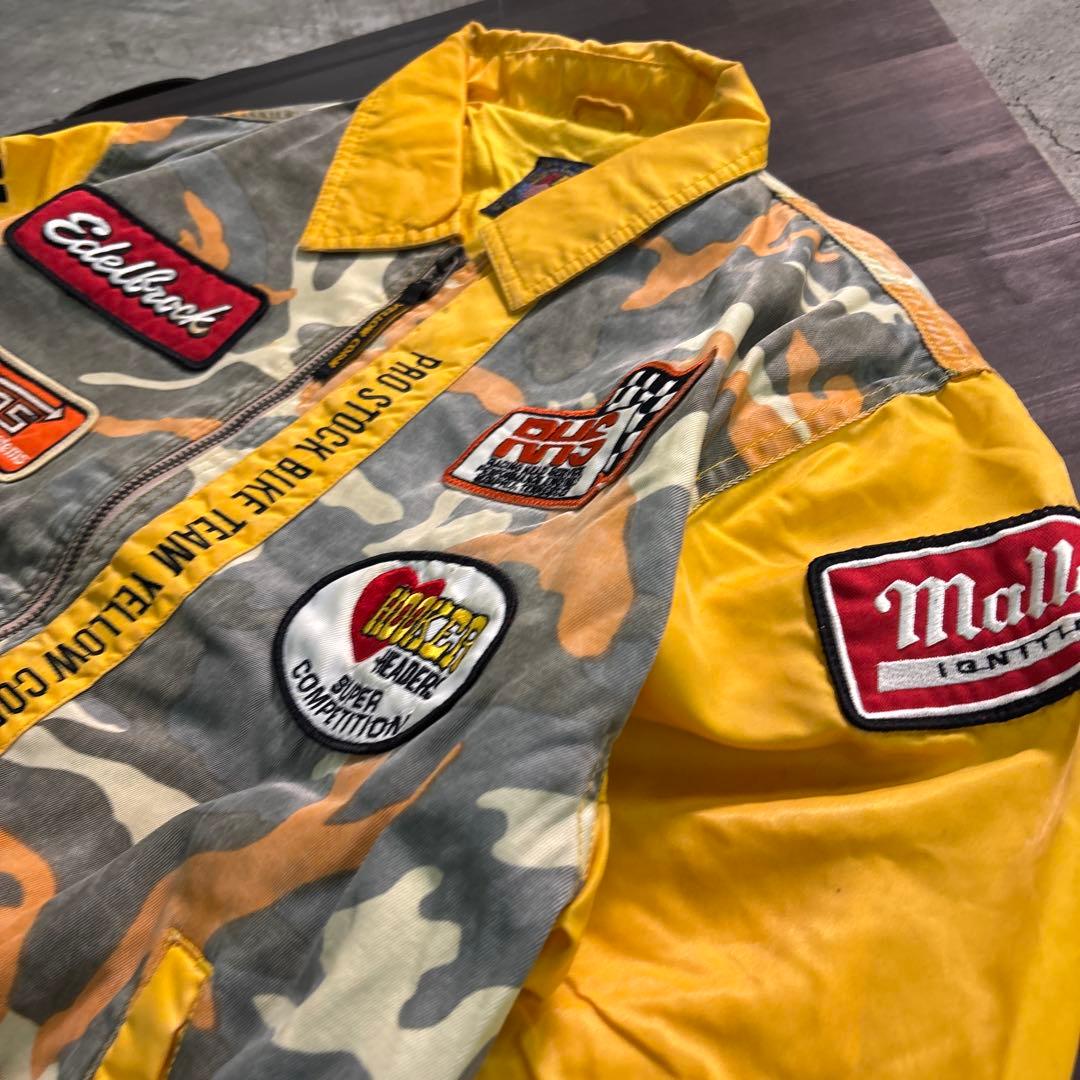 7AS2【YELLOW CORN】レーシングジャケット 刺繍ワッペン BRP - メルカリ