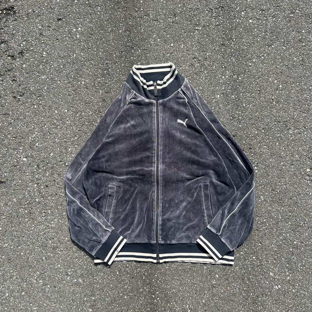 00s PUMA ベロア トラックジャケット y2k ストリート 光沢 - メルカリ