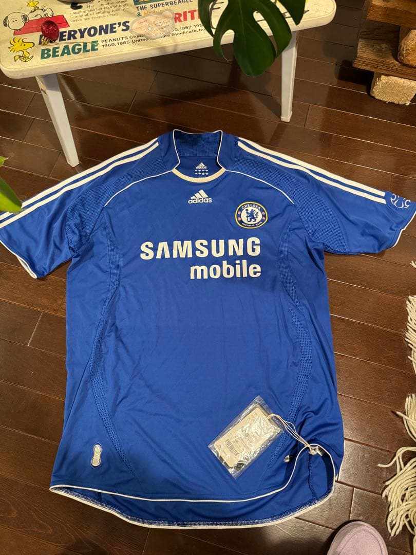 チェルシー　06-08ユニフォーム　デッドストック adidas チェルシー 06/08 ユニフォーム ホーム 半袖 R4945 593536 代表