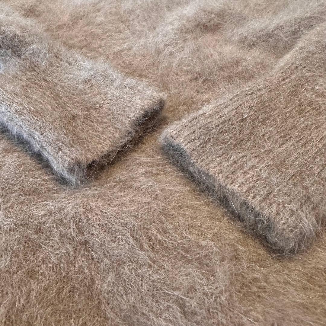 美品✨CADUNE フォックスカシミヤ オフショルニット モカブラウン