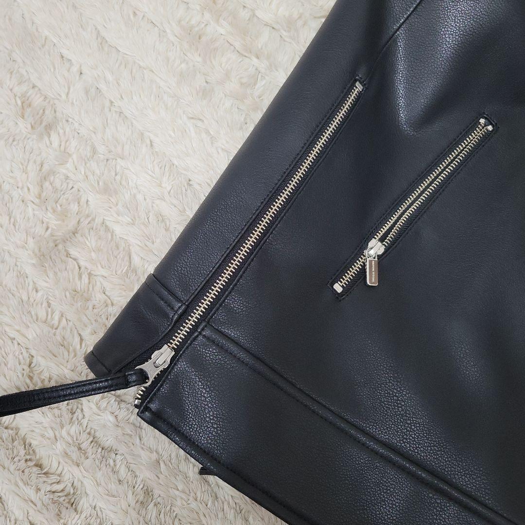 メゾンスペシャル エコレザーライダースベスト【最終値下げします