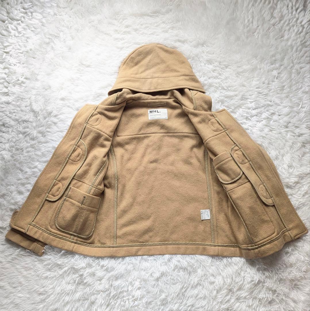 マーガレットハウエル フード付ダッフルコートMサイズ ベージュ 日本製