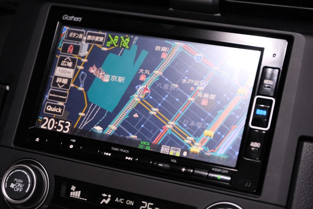 Gathers VXM-184VFI ホンダ純正ナビ 2DIN 地図2017年 - メルカリ