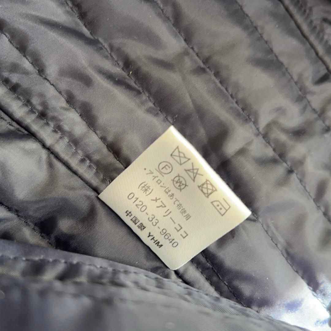 新品同様 お受験 ロングコート S 7号 ネイビー 紺 入学式 エスコ