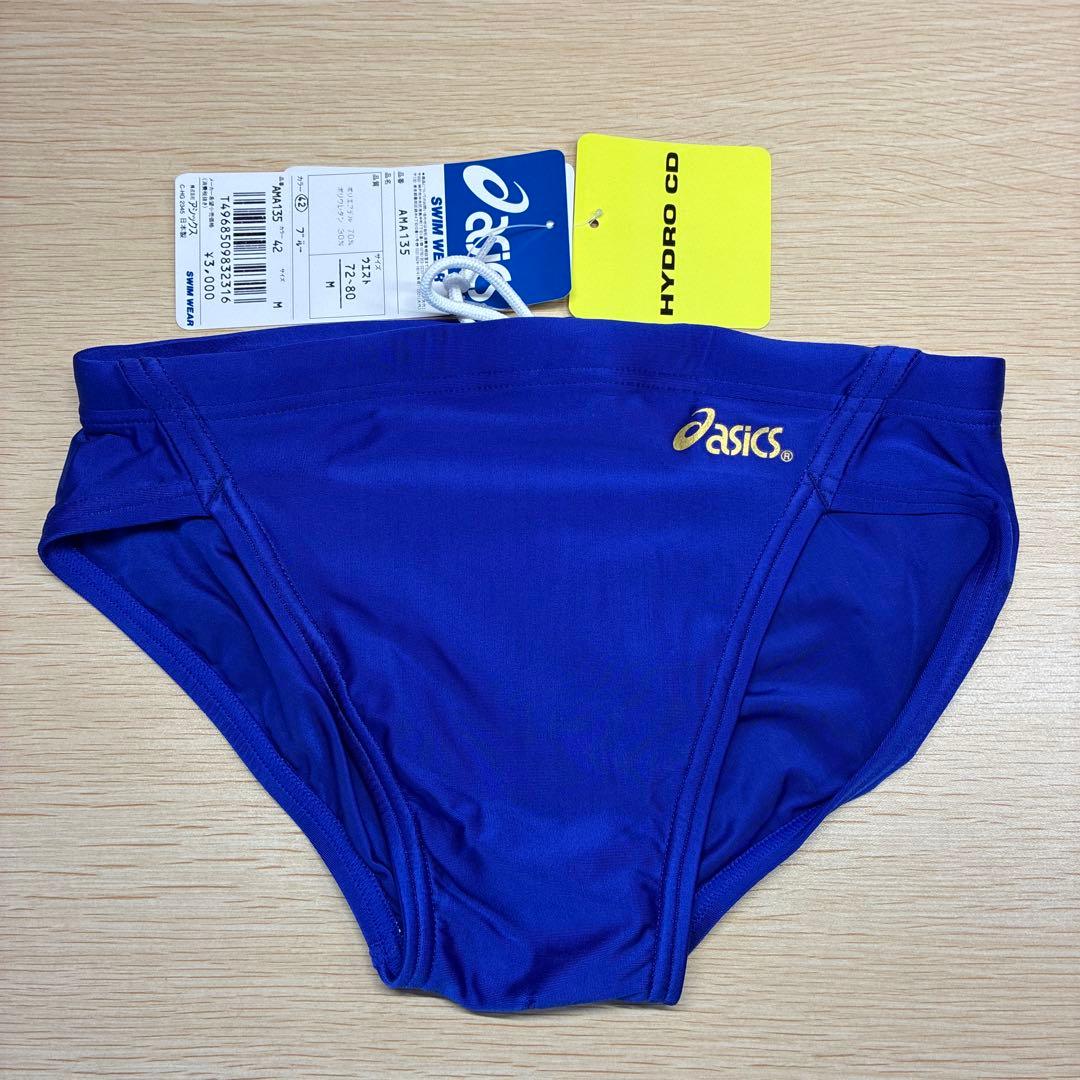 A*i様 新品 ASICS 競泳水着 AMA135 ハイドロCD サイズM ブル - メルカリ