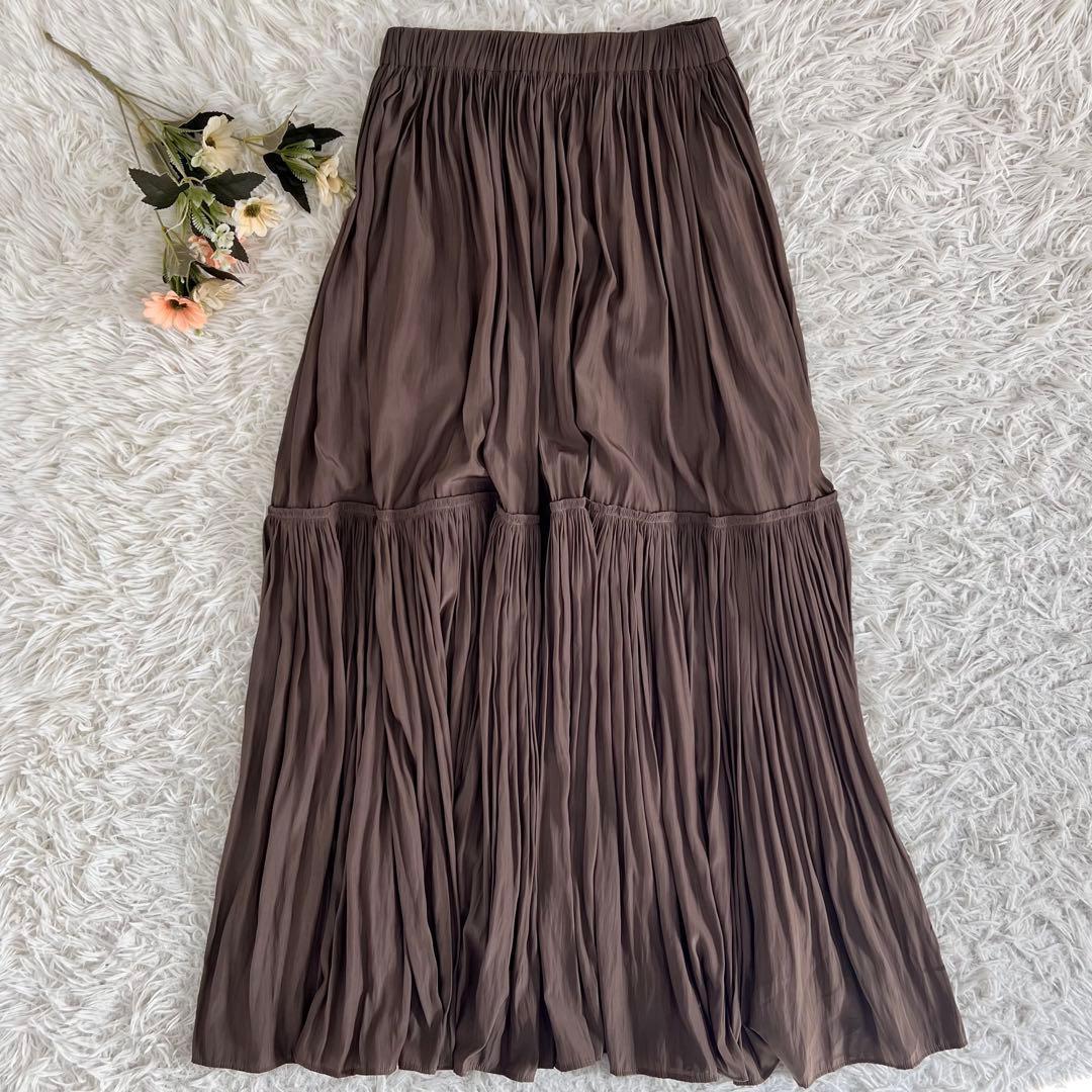 ドゥーズィエムクラス Gather Maxi ギャザー フレア ロング スカート Gather Maxi スカート（ロング・マキシ丈スカート）｜Deuxieme Classe