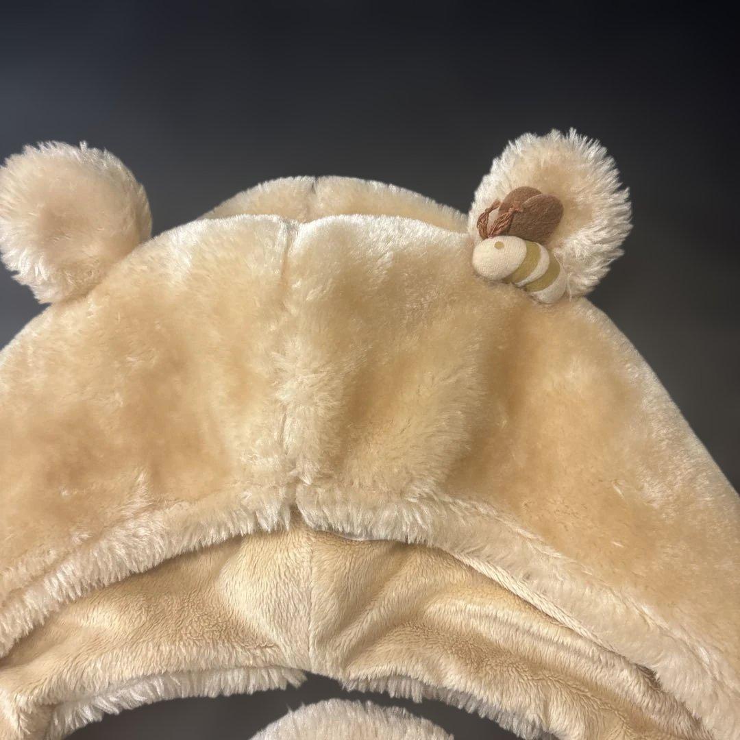 プーさんマフラーキャップ - メルカリ