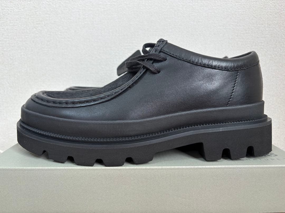 Clarksクラークス / バデルシーム（ブラック/ブラック） Clarks（クラークス） バデルシーム Badell Seam ブラックハイシャイン