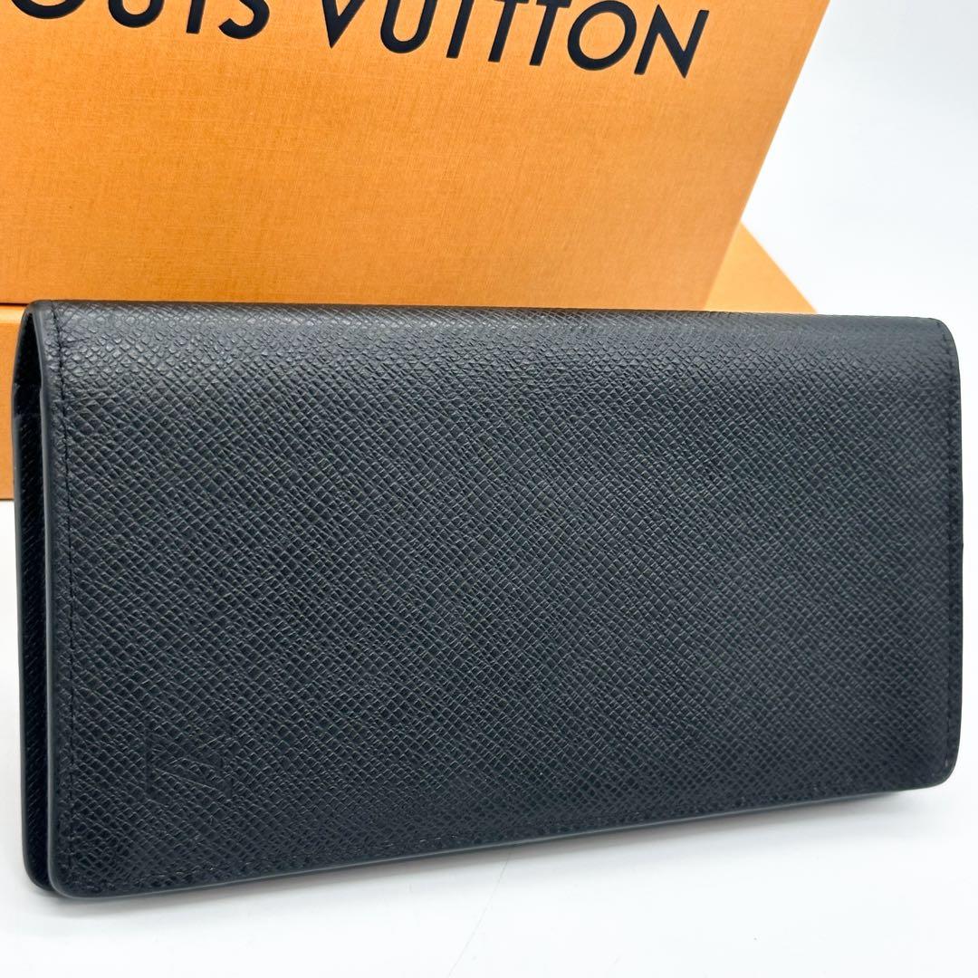 使用わずか】ルイヴィトン ポルトフォイユ ブラザ タイガ ブラック 長
