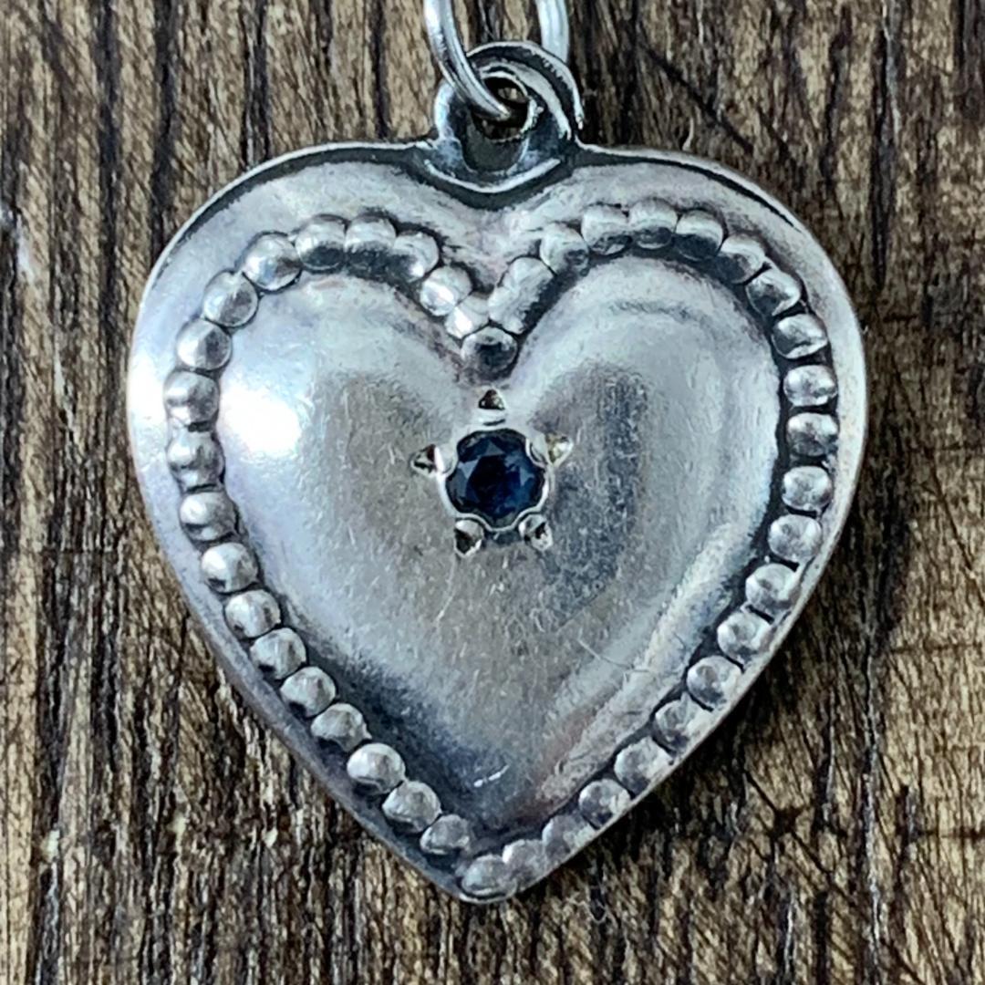 スウィートハートジュエリードット ストーン シルバー ヴィンテージ