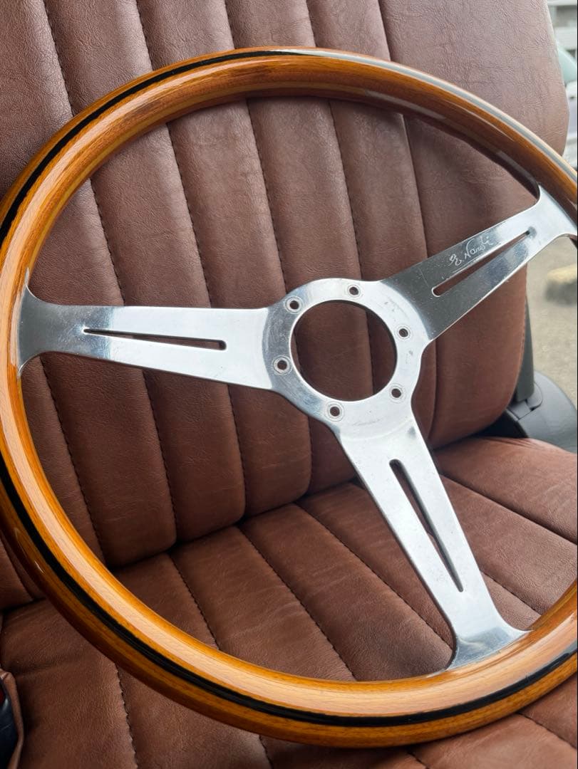 NARDY 36.5π ウッドステアリング