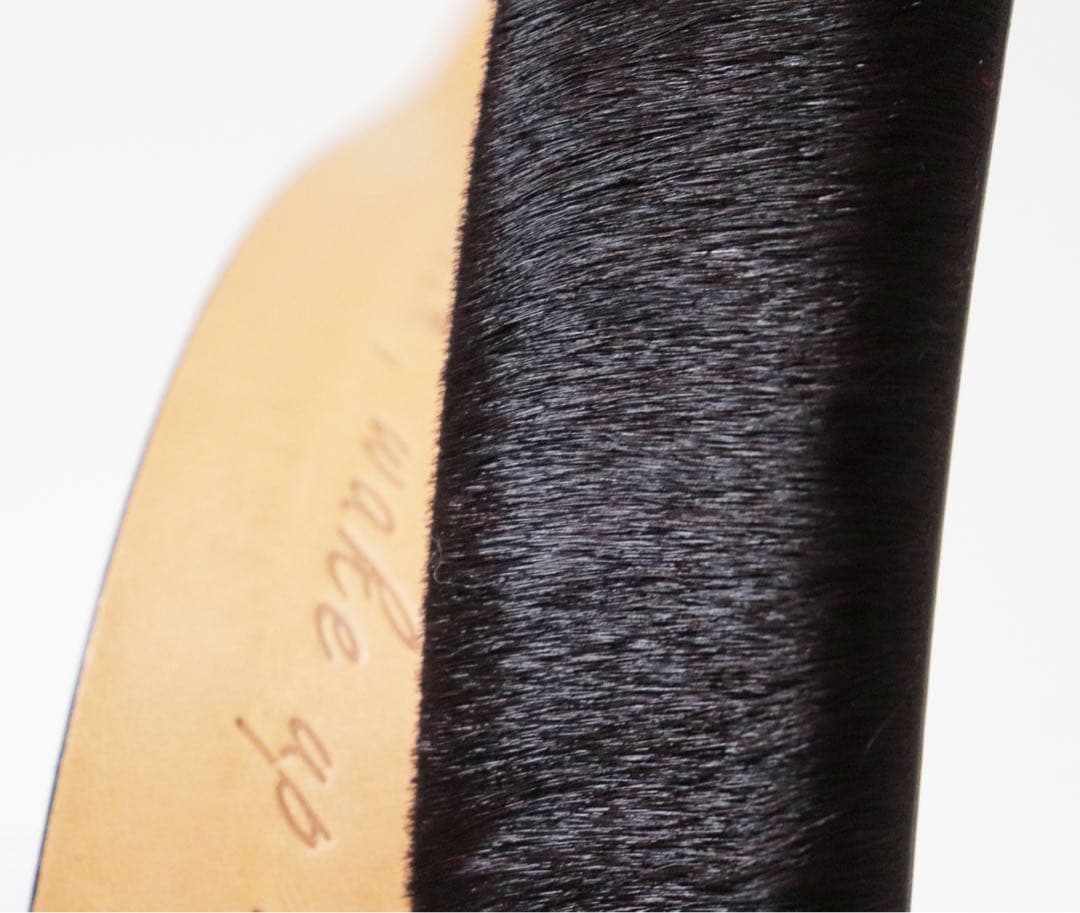 《ヤコブコーエン》新品 イタリア製 カーフヘアーベルト 100cmまで対応