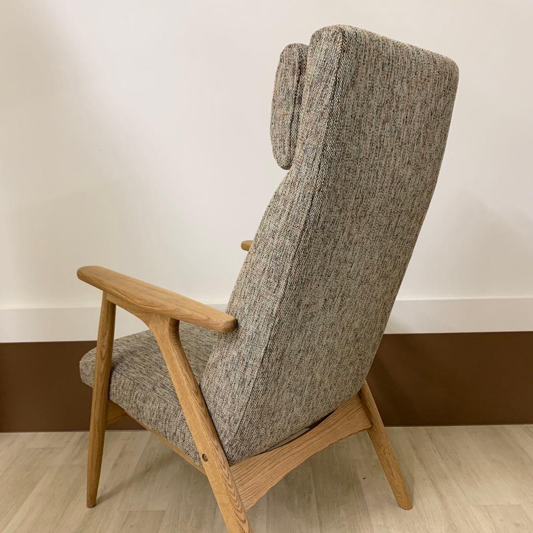 極美品】unico HESTA ウニコ ヘスタ ラウンジチェア ブラウン - メルカリ