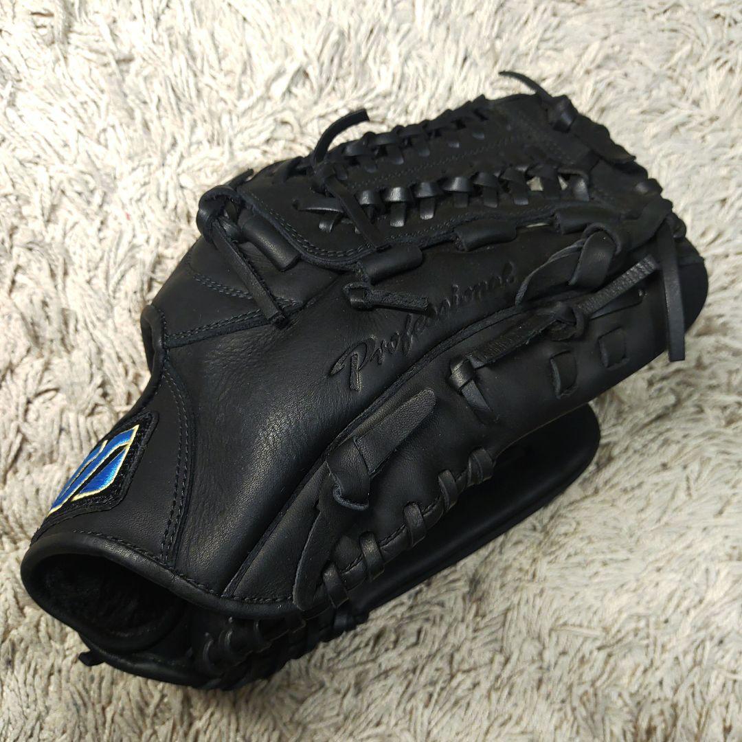 左利き用】Mizuno プロフェッショナル 本革レザーグローブ 黒