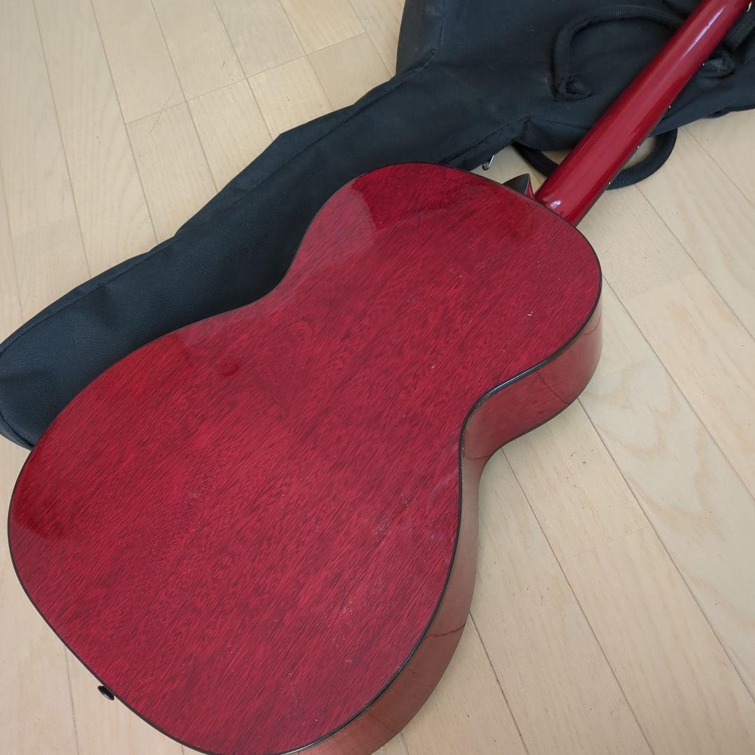 タカミネ アコースティックギター レッド 保管品 - メルカリ