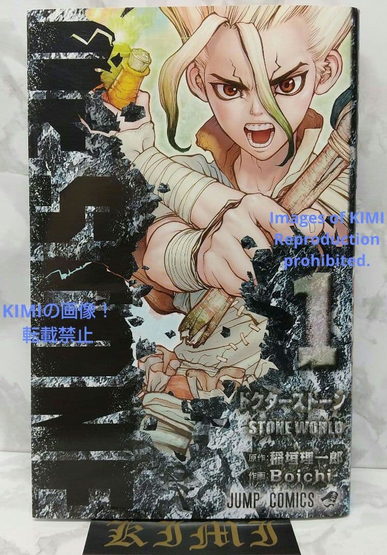 希少 初版 Dr.STONE 1 コミック 2017 Boichi,稲垣 理一郎 - メルカリ