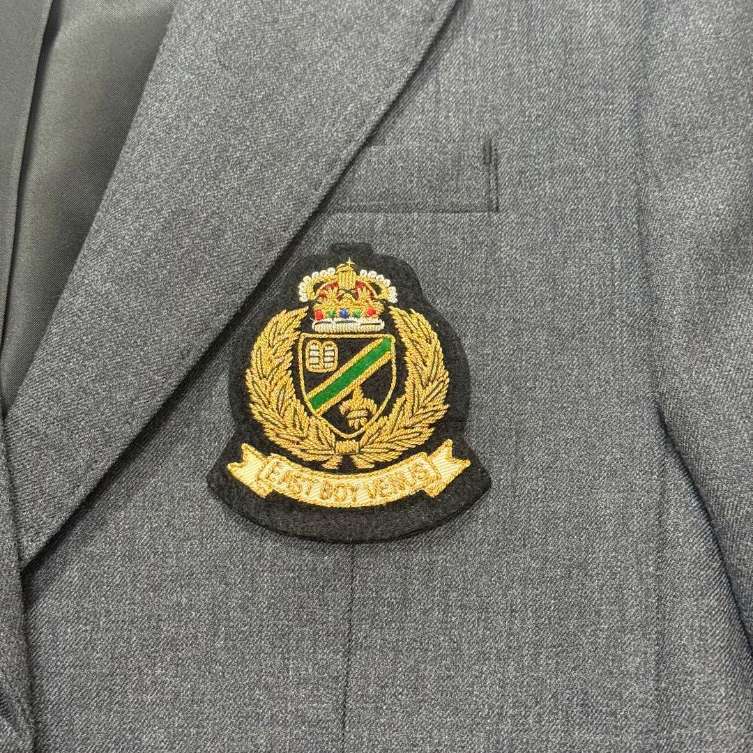 美品 EASTBOY VENUS グレー 金ボタン エンブレム付 ジャケット7