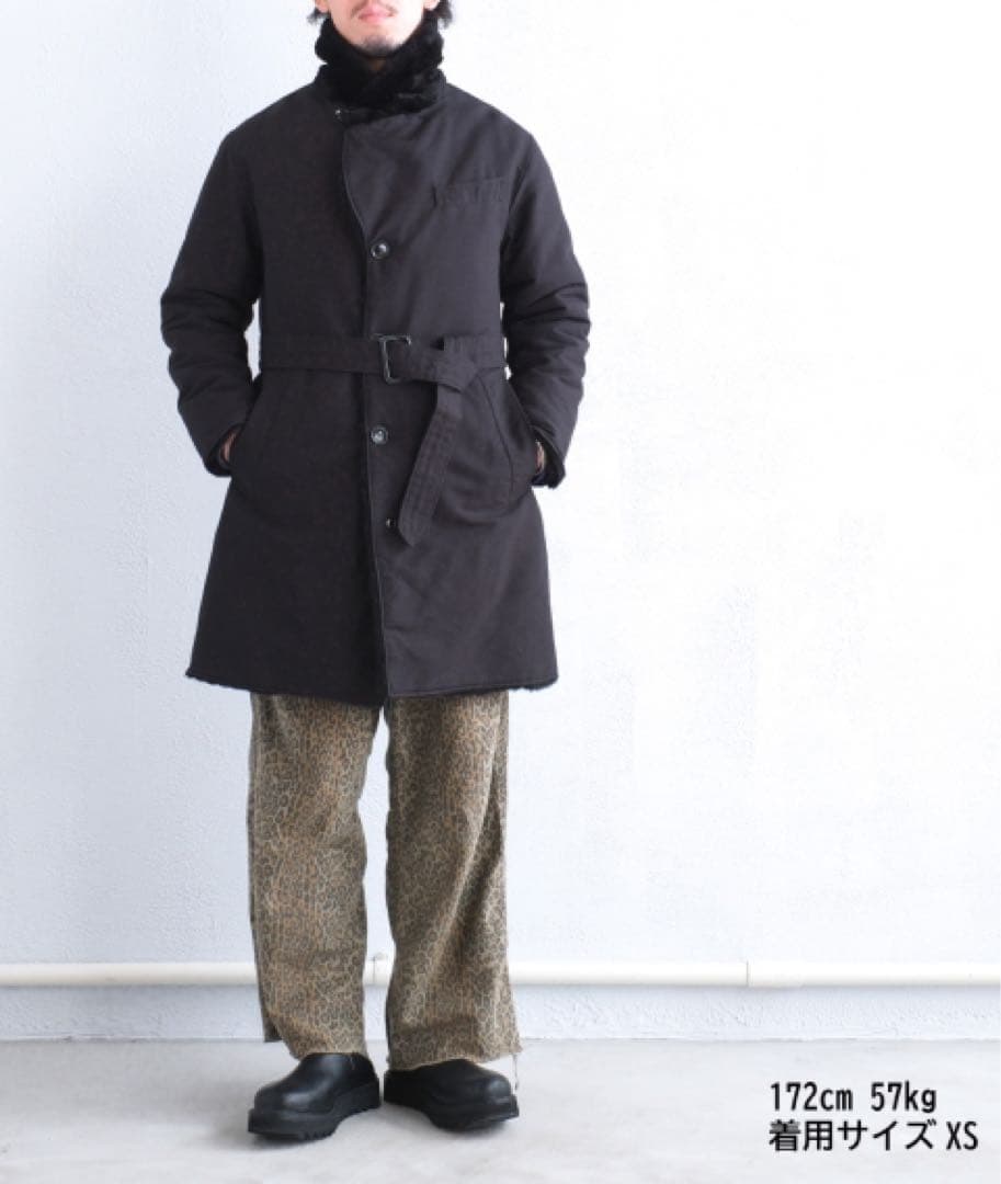 ENGINEERED GARMENTS ショールカラーボアリバーシブルコート - メルカリ