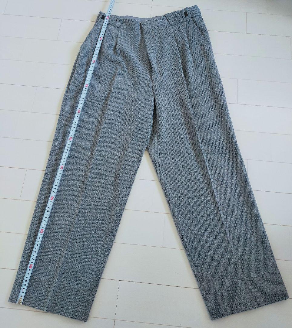 お値下】vintage ビンテージ 3ピースマオカラースーツ Lサイズ グレー