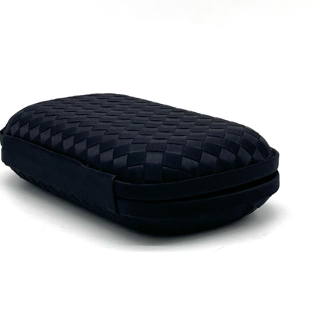 新品同様‼️ボッテガヴェネタ サテン イントレチャート がま口