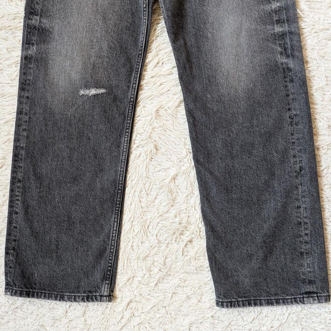 《新品タグ付》ハグオーワー/クロス&クロス　ボーイフレンドクラッシュデニムパンツ