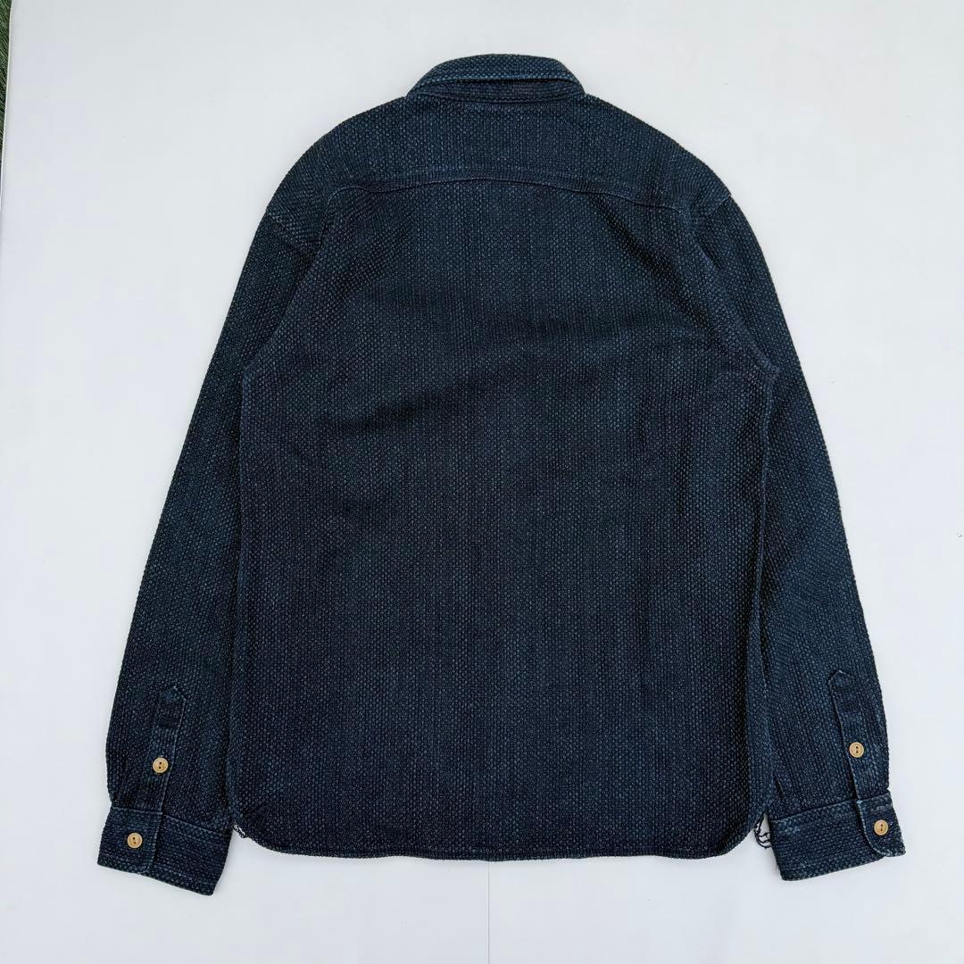 Blue Trick / Sashiko Indigo Work Shirt 4 - メルカリ