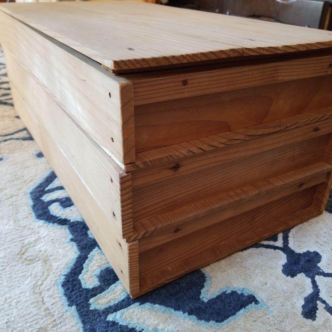 昭和レトロ】もろぶた もろ蓋 古道具 餅箱 木箱 ばんじゅう - メルカリ