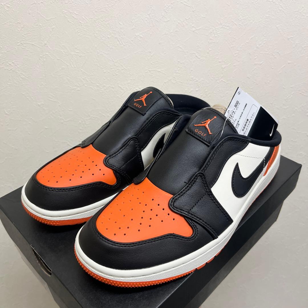 25.5cm ナイキ エア ジョーダン 1 ミュール ゴルフ 定価以下 - メルカリ