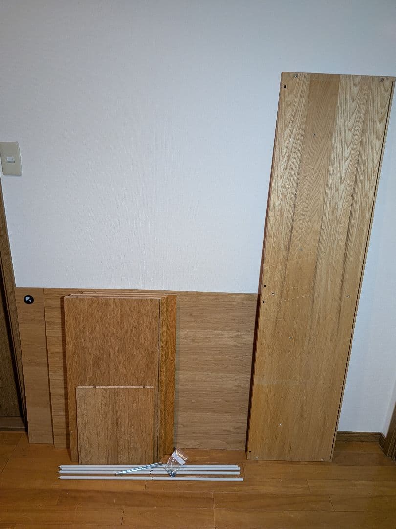 《送料込》無印良品 スタッキングキャビネット 追加パーツ 棚 テレビ台収納 木製