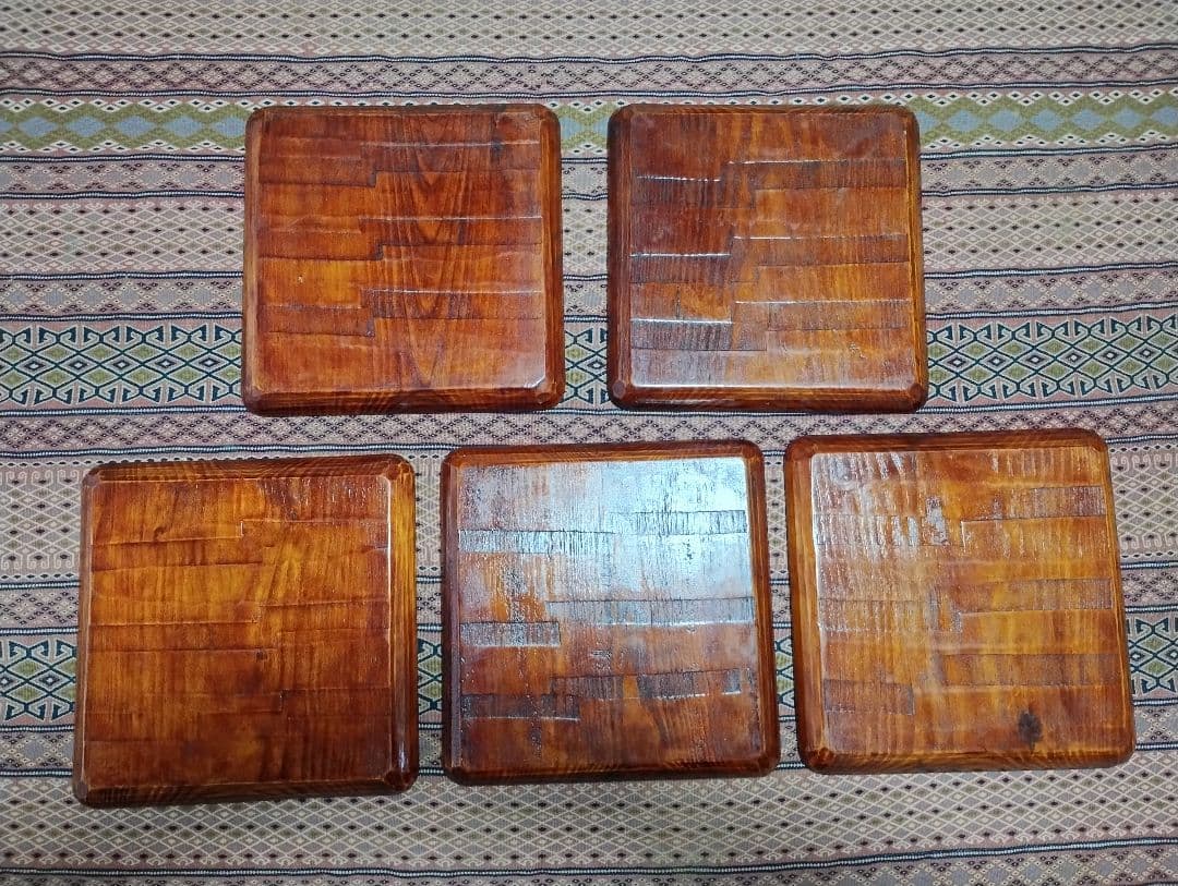 讃岐彫 お盆 5枚セット