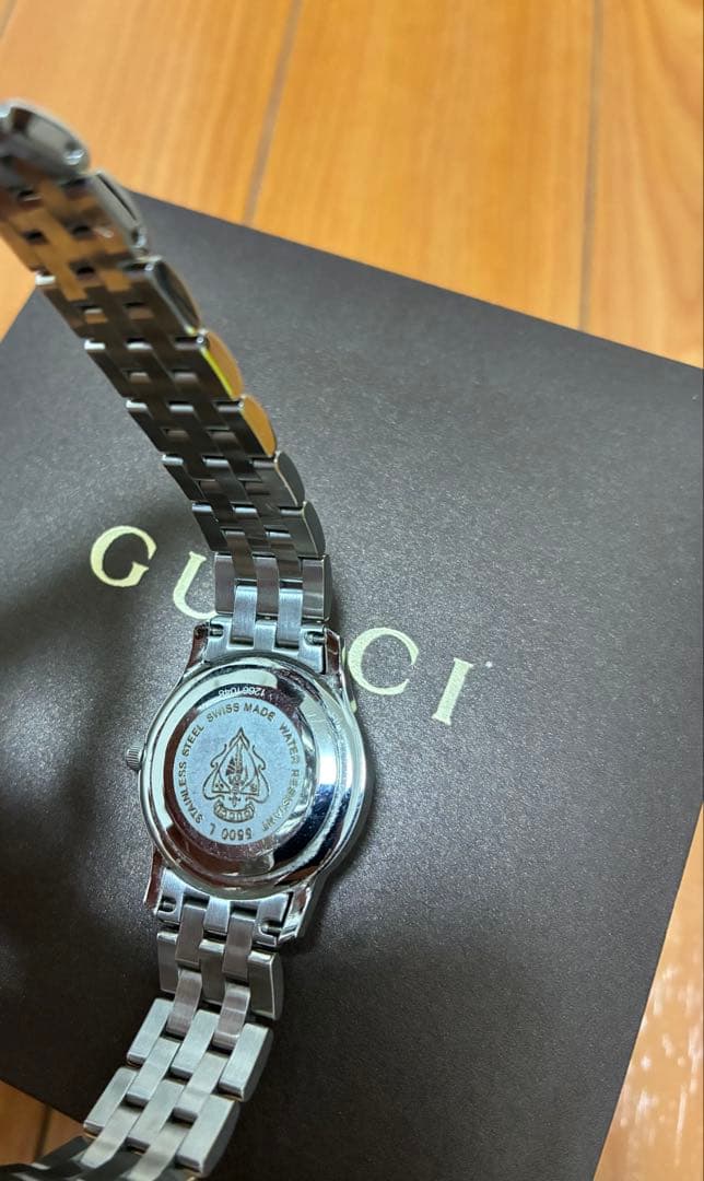 Gucci アナログ腕時計 シルバー ジャンク - メルカリ