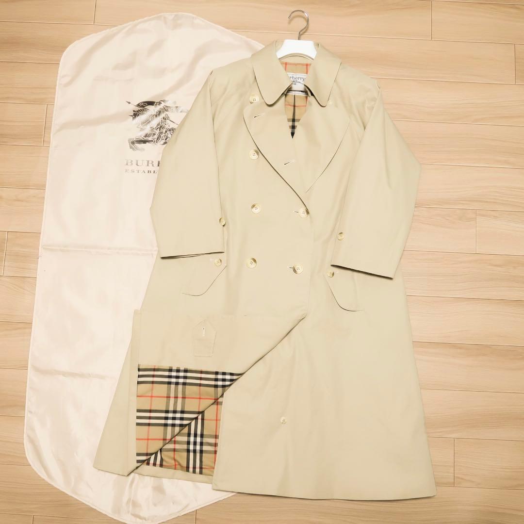 貴重美品 一枚袖 ビンテージ バーバリー トレンチコート BURBERRY