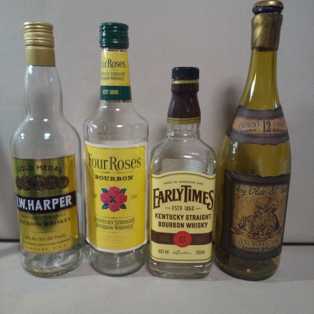 空き瓶 IWハーパー フォアローゼズ アーリー オールドセントニック